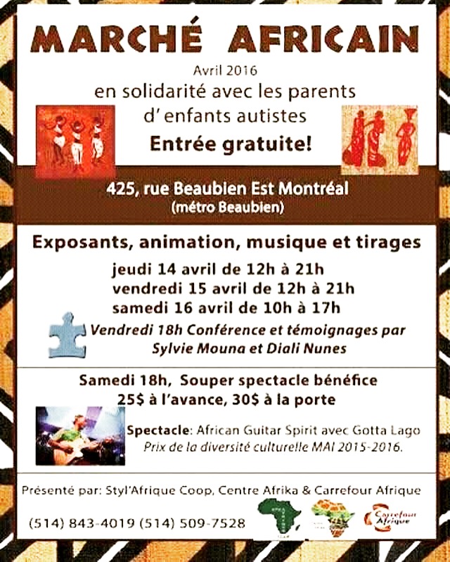 www.drsazini.com poster advertising marché Africain